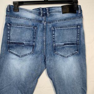 Switch Remarkable Denim Mens Jeans 32x32 (32x30) Distressed Paint Acid Wash